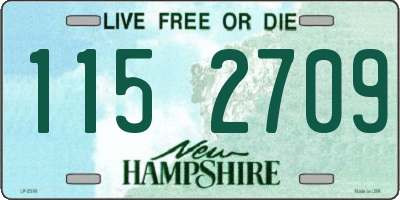 NH license plate 1152709