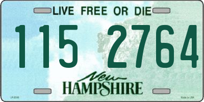 NH license plate 1152764