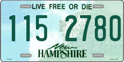 NH license plate 1152780