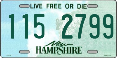 NH license plate 1152799