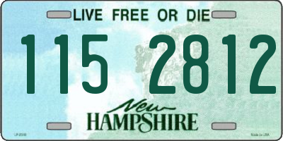 NH license plate 1152812