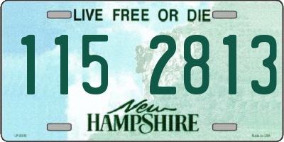 NH license plate 1152813