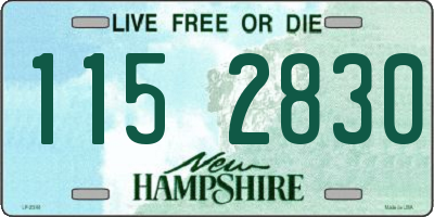 NH license plate 1152830