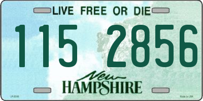 NH license plate 1152856