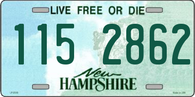 NH license plate 1152862