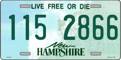 NH license plate 1152866