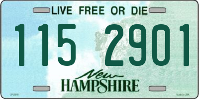NH license plate 1152901