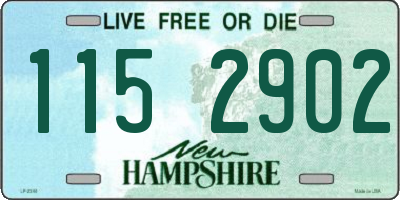 NH license plate 1152902