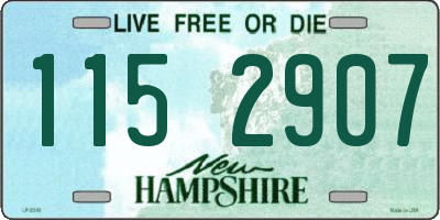 NH license plate 1152907