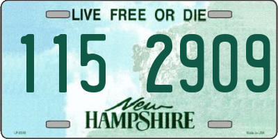 NH license plate 1152909