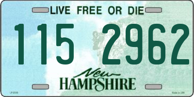 NH license plate 1152962