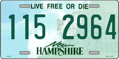 NH license plate 1152964