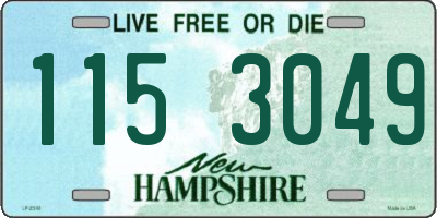 NH license plate 1153049
