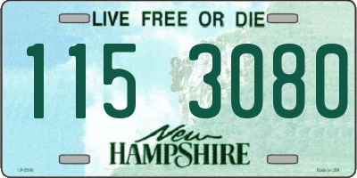NH license plate 1153080