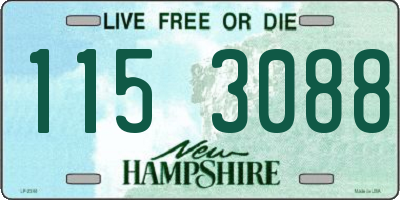 NH license plate 1153088