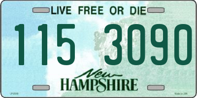 NH license plate 1153090