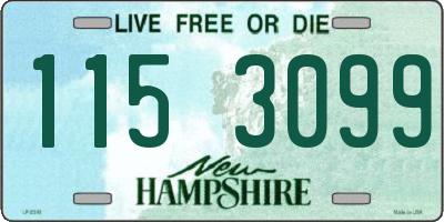NH license plate 1153099