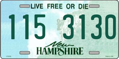 NH license plate 1153130