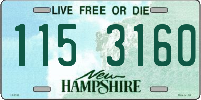 NH license plate 1153160