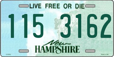 NH license plate 1153162