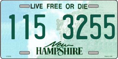 NH license plate 1153255