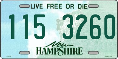 NH license plate 1153260