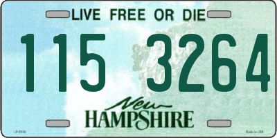 NH license plate 1153264
