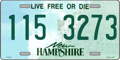 NH license plate 1153273