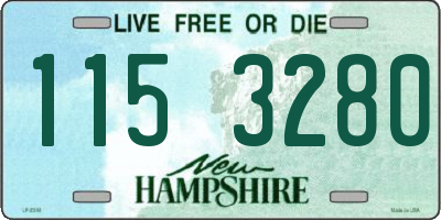 NH license plate 1153280