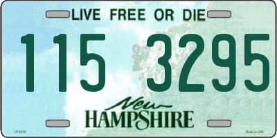 NH license plate 1153295