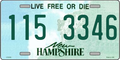 NH license plate 1153346