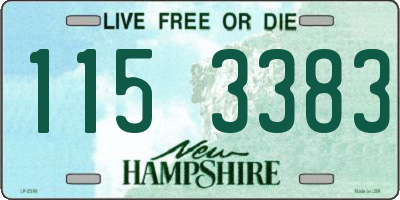 NH license plate 1153383