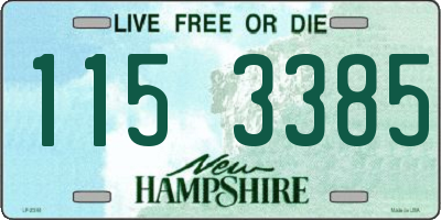 NH license plate 1153385