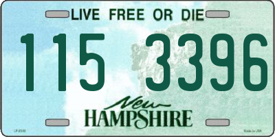 NH license plate 1153396