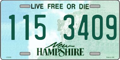 NH license plate 1153409
