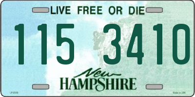 NH license plate 1153410