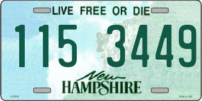 NH license plate 1153449