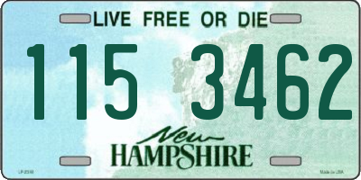 NH license plate 1153462