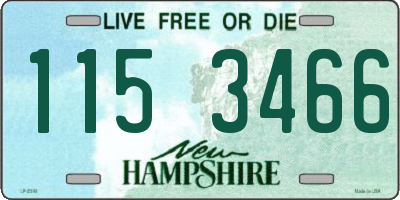 NH license plate 1153466