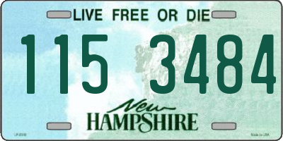 NH license plate 1153484