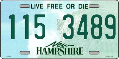 NH license plate 1153489