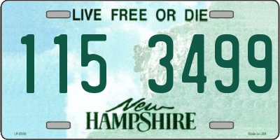 NH license plate 1153499