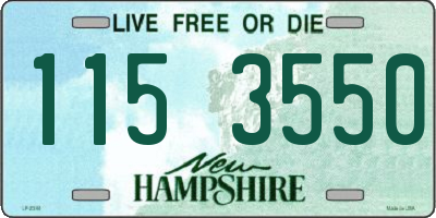 NH license plate 1153550