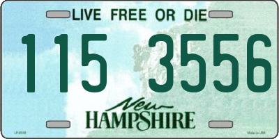 NH license plate 1153556