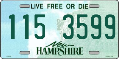 NH license plate 1153599