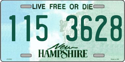 NH license plate 1153628