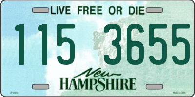 NH license plate 1153655