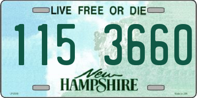 NH license plate 1153660