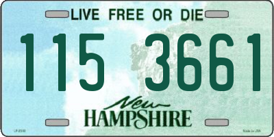 NH license plate 1153661