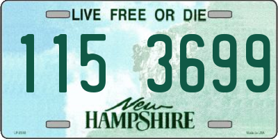 NH license plate 1153699